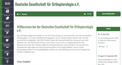 Desktop Screenshot of dgfo-articulata.de